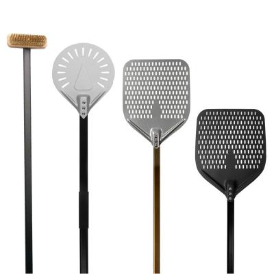 China Durable Long Handle Brush Copper Wire Pizza Oven Tool Pizza Skin Baking Shovel for sale