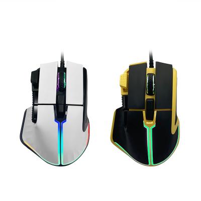 China New Durable USB Gaming Wired Ergonomic 8D Button PC Computer Gaming Optical RGB Mouse RGB Backlight Gaming Mouse GM-182U for sale