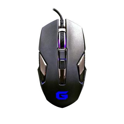 China New Big Button 8D Gaming Metal USB Wired High Quality Backlight Gaming Mouse Head Office Optical Gaming Mouse GM-183 for sale