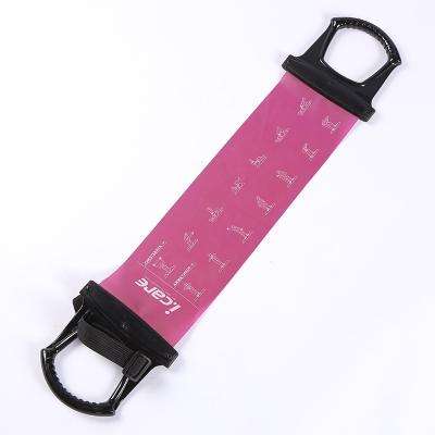 China Durable Manufacturer's Direct Handle Resistance Band Plate Yoga Film Forming Fitness for sale