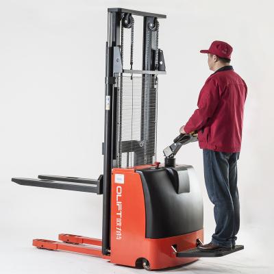 China High Efficiency Popular Electric Pedestrian Stacker For Handling Goods for sale