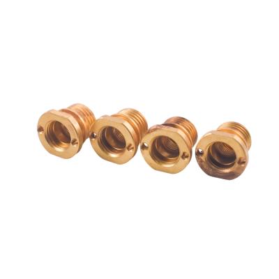 China Heavy industry flower copper mother nut injection molding non-standard processing knurled nut for sale