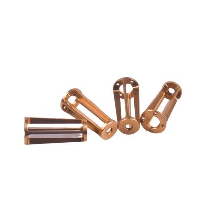 China Metal Processing Machinery Parts Medical Device Connector Sleeve Brass Lathe Precision Machining Brass CNC Turned Parts for sale