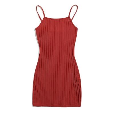 China New Fashion High Quality Sleeveless Ladies Anti-wrinkle Women Casual Sexy Dress for sale