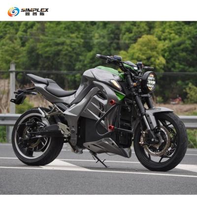 China Super Speed ​​Adult Racing Electric Motorcycles With 150Km/H , 2021 Producttwo Popular Big Wheel Electric Motorcycles For Adults 200 Kg Including Rider for sale