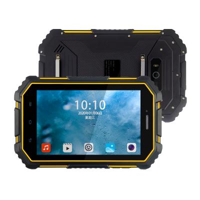 China 7inch Pda Barcode Scanner NFC Tablet PC Waterproof Rugged Android 9.0 Mobile Pda Industrial Handheld Terminal for sale