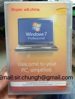 China Windows 7 professional Pro plastic Pack OEM oem key windows 7 pro oem box plastic OEM package Old packaging for sale