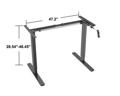 China (Size) Sit And Stand Height Adjustable Executive Office Furniture Study Computer Desk With Wood Table for sale