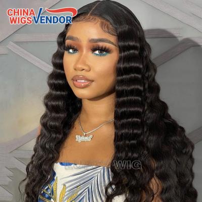 China Wholesale Cheap CWV Wave Hair Straight Deep Frontal Wigs HD Wigs 13x6 Drop Shipping HD Transparent 5x5 Closure Wigs for sale