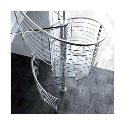 China factory price modern spiral staircase design / wrought iron spiral staircase for sale