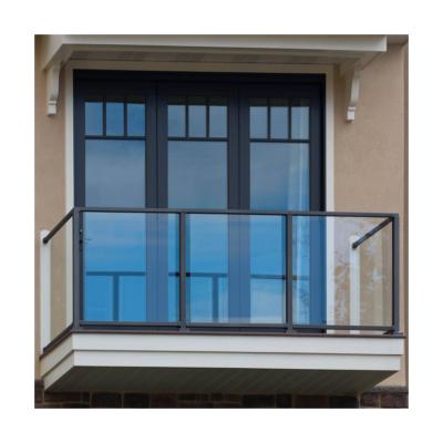 China Modern Aluminum Frame Railing Aluminum Glass Railing Systems for sale