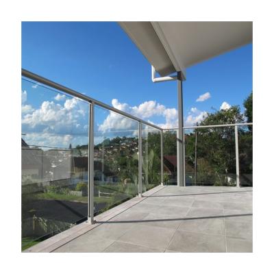 China Outdoor Stainless Steel Balcony Railing Balcony Railing Modern Aluminum Post Railing for sale