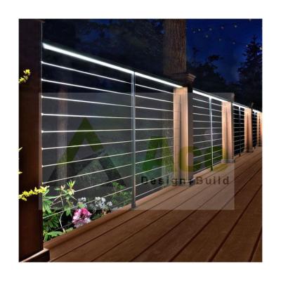 China Modern interior and exterior stainless steel cable railing with cable tensioner for sale