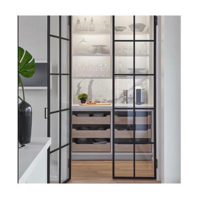 China Retro Steel Frames Magnetic Screen Windows And New Doors Iron Grill Window Door Designs Wrought Iron Windows Designs for sale