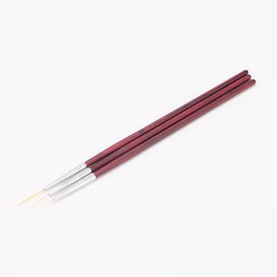 China NAIL Accept Custom Logo GUYO Redwood Liner Nylon Brush For Nail Handsome for sale