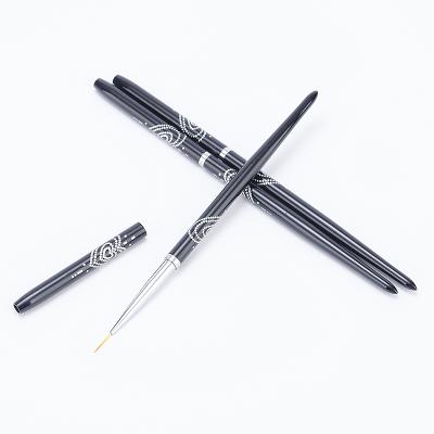 China Wholesale Price GUYO NAIL Love Diamond Carving Nylon Nail Art Liner Brush for sale