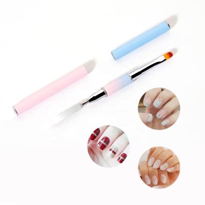 China Acrylic Nail Art Tools Poly Gel Brush New Double Heads from NAIL GUYO for sale