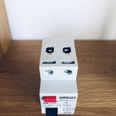 China Residual Current Circuit Breaker Type AC RCCB OLDLANG 63A 6000A for sale