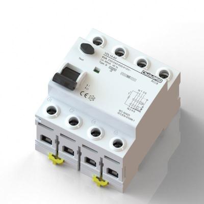 China Type B RCD 4P 40A / 10KA 30mA B RCCB 10000A 63 Amp for sale