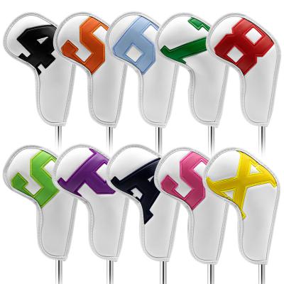 China Protect Golf Club Head Covers Iron Headcover PU Leather and All Kinds of Colors for sale