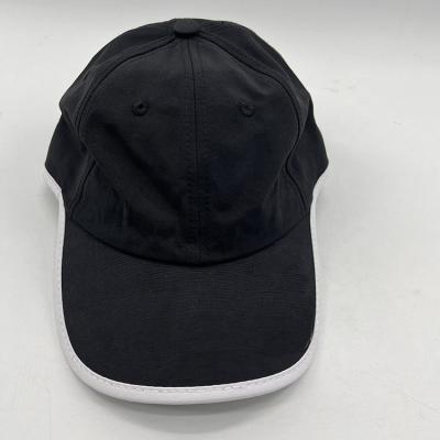 China JOINT Golf Hats Wholesale Black Polyester Custom Logo With Mesh for sale