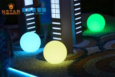 China Ø40CM Dimension LED Outdoor Decorative Lights PE Plastic Material RoHS Certified for sale