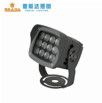 China Square Outdoor LED Flood Light Fixtures Size 10*12*12MM IP65 Rating Power 12W for sale