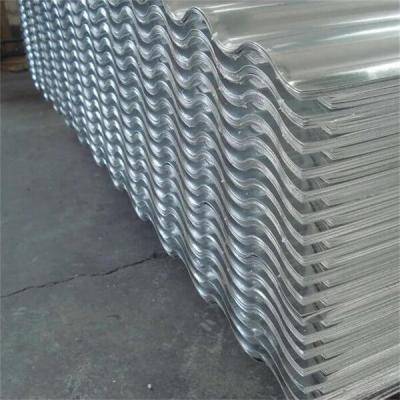 China 0.7 mm 8 Ft painel de telhado galvanizado de aço ondulado à venda