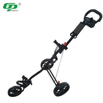 China Hot Sale Factory Price Portable Golf Push Cart Light Weight 3 Wheels Golf Cart Cart for sale