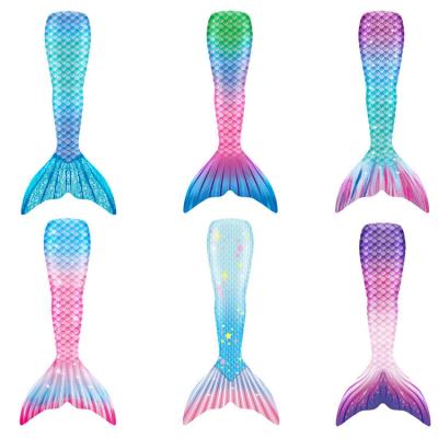 China Hot Selling Classic Mermaid Tail Breathable For Girls 4-12 Years Old Mermaid Dress Beach Summer for sale