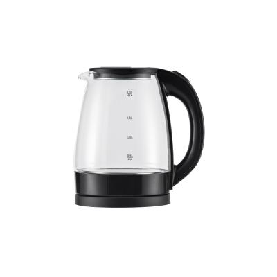 China 360 Degree 1.8L Base 2022 Water Heater Tea Kettle Kitchen Glass Body Rotating Electric Kettle for sale