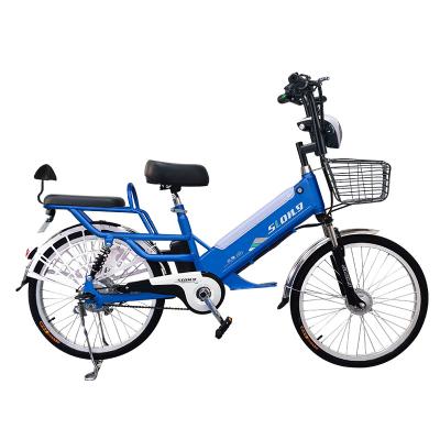 China Standard 24 Inch Adult Electric Bicycles With Lithium Battery Electric Bike E-Bike With LCD Display For Adult for sale