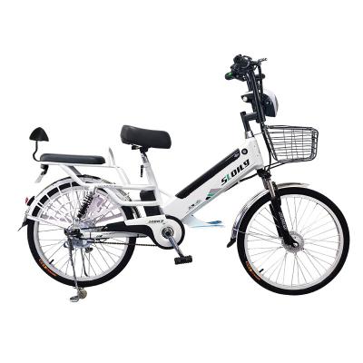 China Standard Electric Bicycle 24 Inch 48V20Ah Lithium Battery Hot Sale With 350W Strong Brushless Motor for sale