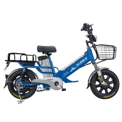 China Standard 16inch e-bicycle with 350W brushless and toothless motor 200km long term use dual lithium battery for sale