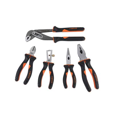 중국 MULTI FUNCTIONAL 5pcs Pliers Set Cutting Combination Pliers Screw Removal Carbon Steel DIY Tools Multifunctional Crimping Pliers 판매용