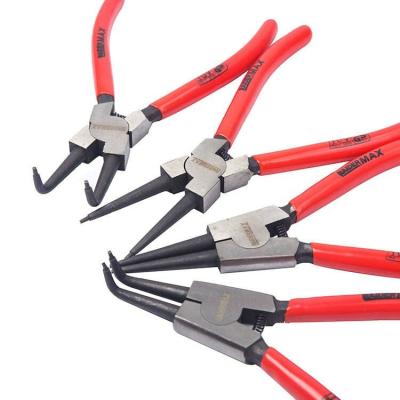 Chine Circlip Pliers 4pc Ring Plier Set, Wholesale Cabochon Ring Settings, Customizable Double Blister à vendre