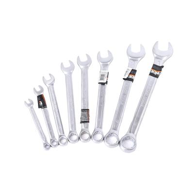 China 8pc Chrome Vanadium Steel Matt Combination Wrench Repair Set for sale