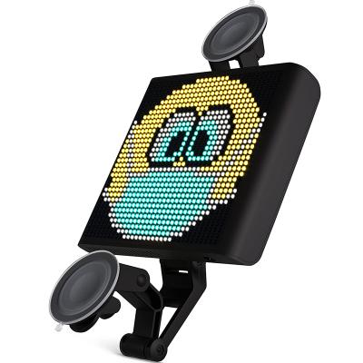 China Car/Window Car Led Screen Pixel Art Display 64 x 64 Voice App Mobile Phone Control Car Rear Window Programmable Led Digital Display for sale