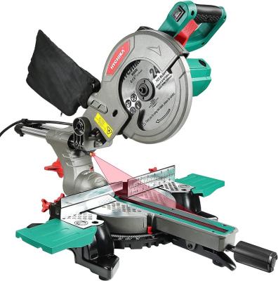 China Wood Working Machine Miter Saw Success HOT Sale HYCHIKA 1500W Sliding Compound Miter Saw for sale