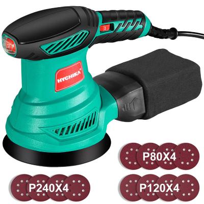 China HYCHIKA 300W 13000RPM Seller Electric Sander Random Orbital Orbital 13000RPM Sander Amazon Hot Sale Top Metal Wood for sale