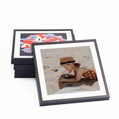 China High Quality Environmentally Friendly Hot Selling Amazon Wall Square Shape Cheap Price 8*8 Family Picture Frame Home Decor Sticky Frames for sale