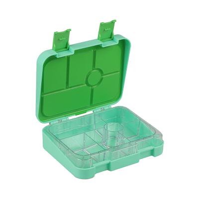 China Freshness Preservation Amazon Hot Selling Popular Item Kids 6 Compartment Bento Lunch Box for sale