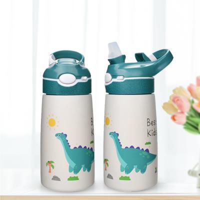 China Custom Aohea Printing Fancy Leak Proof Kids Water Bottles Viable Kids Water Bottle Kids Water Bottle With Straw for sale