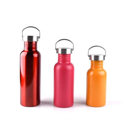 China Viable ready to ship OEM custom bpa logo loose powder coated 18/8 double wall stainless steel metal sports drink insulated water bottle for sale