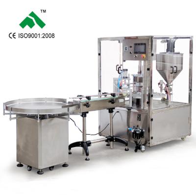 China Automatic yogurt cup food yogurt filling line, small scale yogurt filling machine, filling sealing machine for yogurt cup for sale