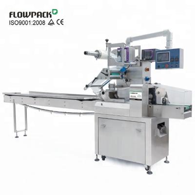 China Food bench top flow wrap machine, flow wrapping machine for fruit, portable flow wrap machine pillow for sale