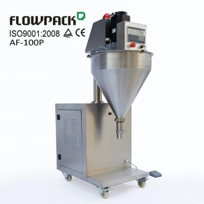 China Food Tin Can Bottle Semi Automatic Milk Dosing Powder Filling Machine Auger Filler Price for sale