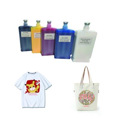 China Multifunctional T-shirt Powder Printing Shaking Ink Garros DTF Ink CMYK+W Color Printing Ink for sale