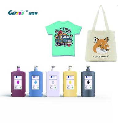 China Printing T-shirt DTF Ink CMYK+W Color Flip Powder Ink T-shirt Socks Sportswear for sale