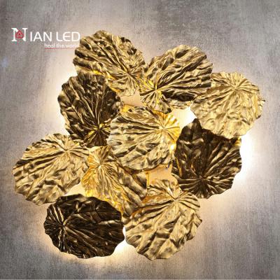 China Modern Wholesale High Quality Aluminum Hand Colored Decorative Led Wall Light for sale